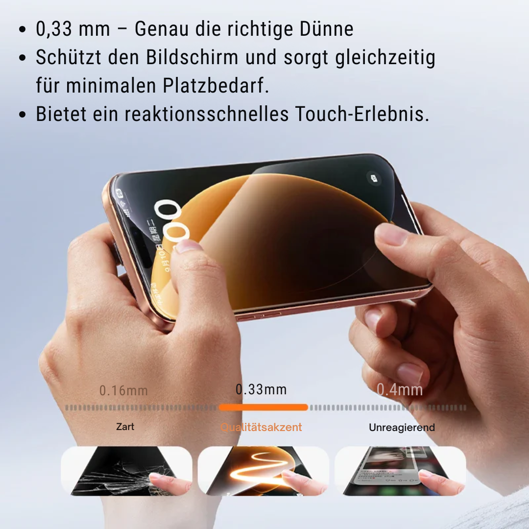 Baseus Anti-Peeping HD-Glas iPhone 15/16/17 Pro Max