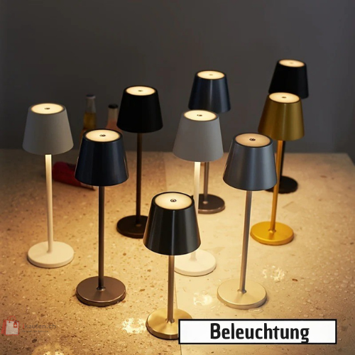 Premium Art Deco LED-Tischlampe – USB Touch